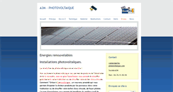 Desktop Screenshot of a3m-photovoltaique.com