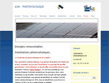 Tablet Screenshot of a3m-photovoltaique.com